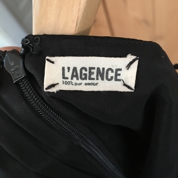 L’AGENCE Sleeveless Dress Black Size 4 - Picture 7 of 8